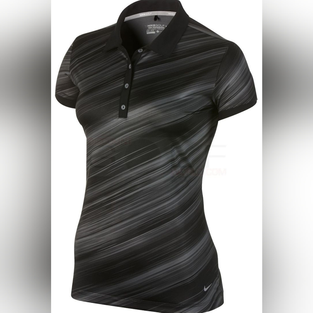 Nike Golf Tour Performance Dri-Fit shirt medium/black/gray